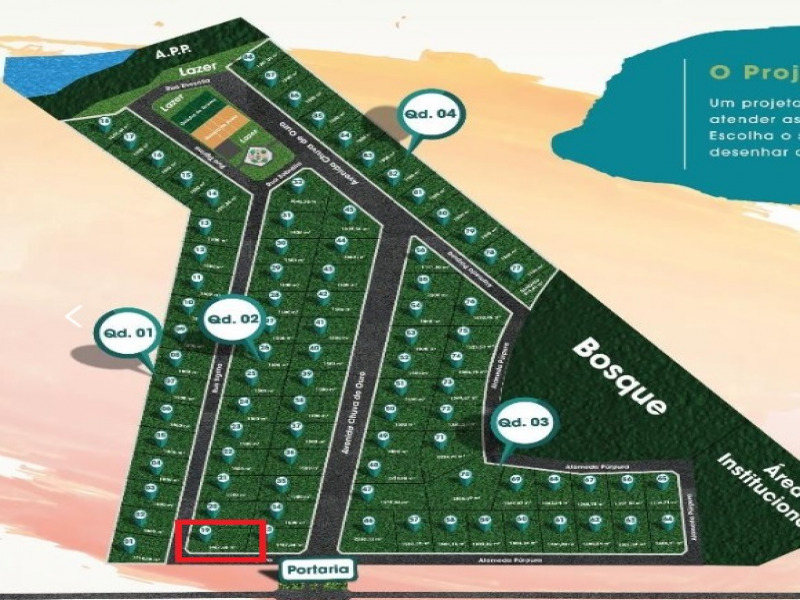 Imagem do imóvel LOTE 001 Lote em Condomínio, Residencial, Condomínio das Orquídeas