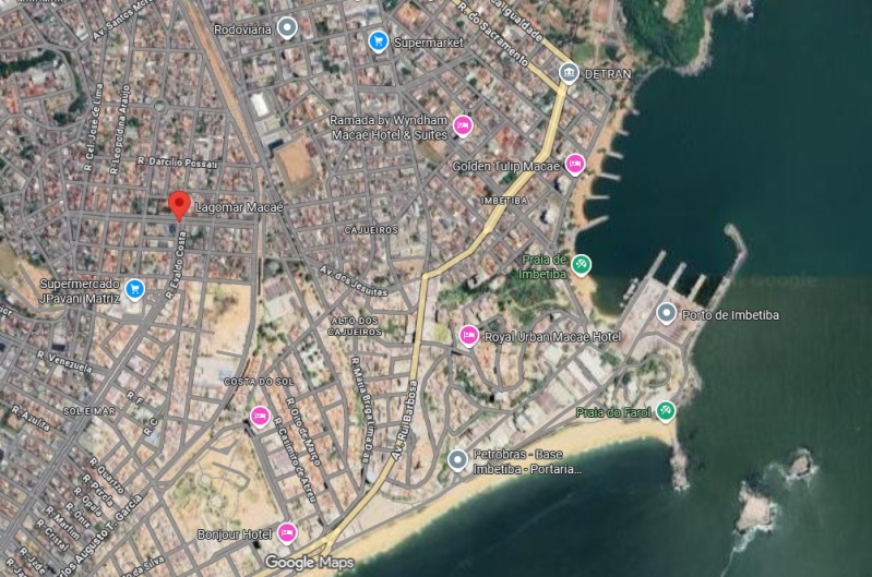 LOTE 001 ÁREA LOTEAMENTO com 15.000m² denominado BALNEÁRIO LAGOMAR localizado em Barra de Macaé/RJ, localizado em Macaé - RJ, bairro Lagomar